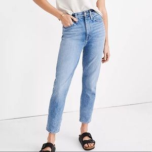 NWOT Madewell Mom Jeans in Melva Wash